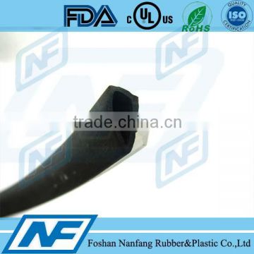 soft PVC +hard PVC extrusion sealing strip for wooden windows