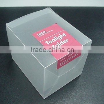 printed frosted storage box, pvc packaging plastic box