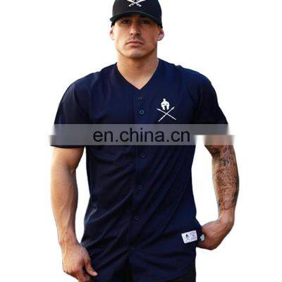 Clothing wholesale custom casual sports cotton short-sleeved cardigan shirt Slim V-neck plus size T-shirt