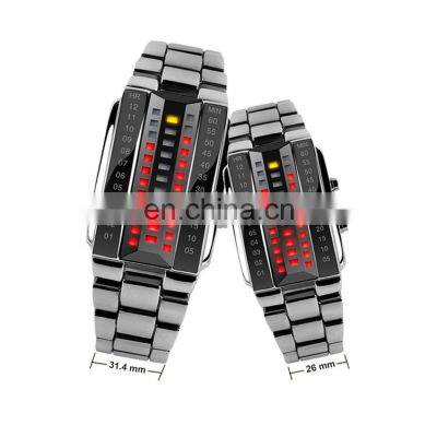 promotional skmei OEM cheap simple leisure 3atm stainless steel back Led watch