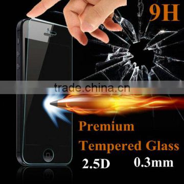For iphone 5 glass screen protector to tempered glass mobile phone