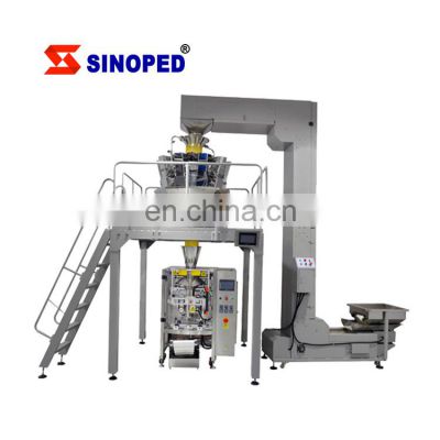 Ten heads scales weighting Bag Making automatic Vertical Food Packing Machine