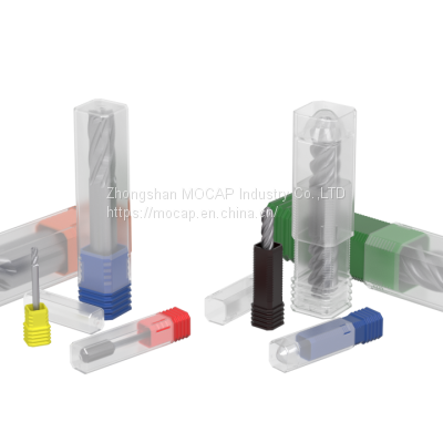 Translucent Plastic Packaging Tube for Scrap Carbide Endmills