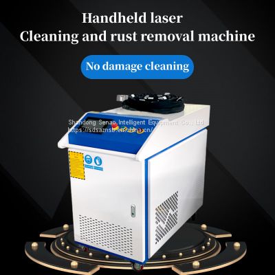 Factory handheld laser rust remover non-contact oxide skin paint oil stain cleaning metal laser cleaning machine