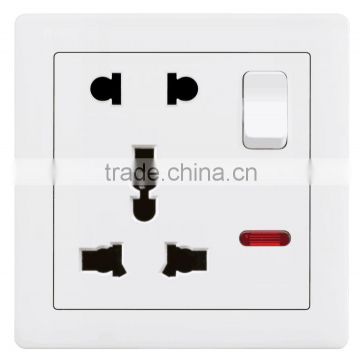 5 pins uninversal socket and switch, switch socket