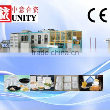 Double screw t die head extrusion Ps Carryout Container making machine