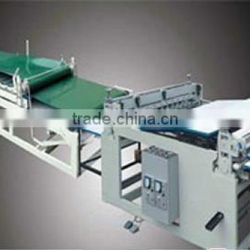 Adsorption semi-auto flute laminating corrugated carton machine