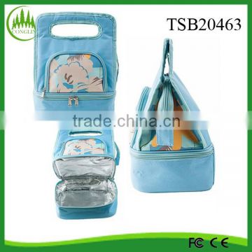 Neoprene Portable Travel Picnic Food Bag Insulated Lunch Handbag Tote Cooler Bags