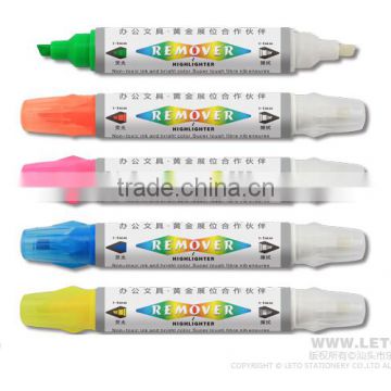 Double head Erasable Fluorescent Marker Pen