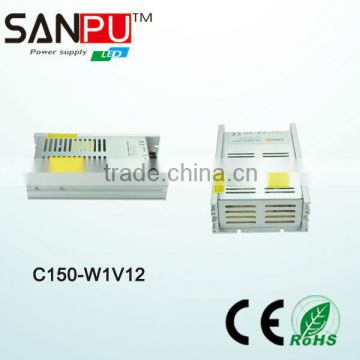 supply Ultra-thin C150W 12v 24v led power supply manufacturer apply to led lighting