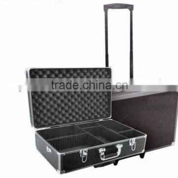 Aluminum Black Trolley Wheeled Tool Case (ZYD-HZ900)