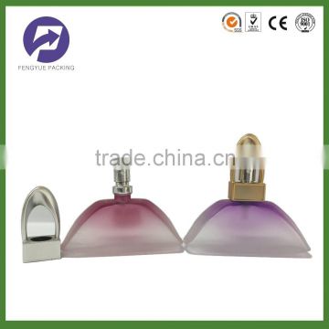 Fengyue new design hot sale glass perfume bottle with crimp pump