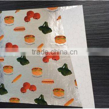 exporting to Middle East Hamburger wrap aluminum foil paper,coated paper