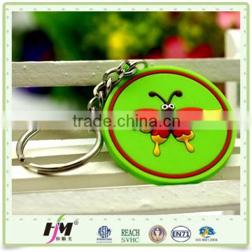 Cheap price china supplier soft plastic pvc keychain