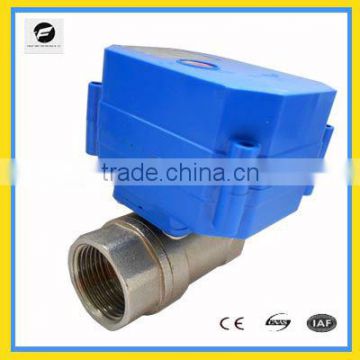 miniature type motorized ball valve CWX-60P with large torque for fire works,auto-control water system