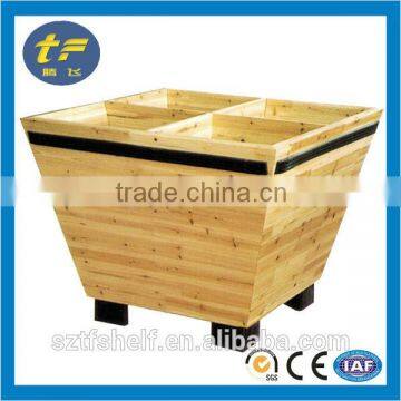 2014 Hot Sale Rice Wood Shelf For Supermarket