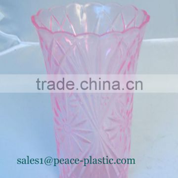 2014 High Quality Plastic Flower Vase,crystal vase,flower pot for sale