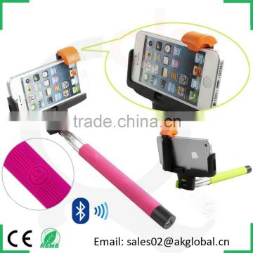 Wireless Bluetooth Selfie Extendable Monopod Pole for iphone 5s 6 plus samsung galaxy s4 i9500 note4 one m7 m8