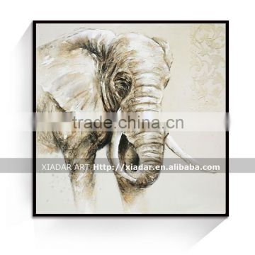 Elephant oil painting on canvas/Modern oil paintings for living room
