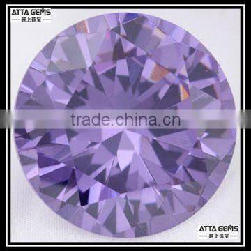 cz cubic zirconia in stock amethyst round