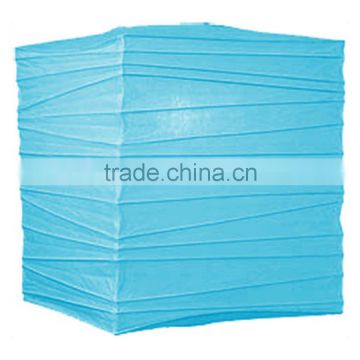 Turquoise Blue 12 Inch Square Premium Chinese Paper Hanging Lantern