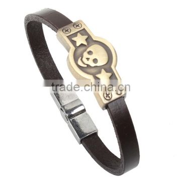Hot Sale Europe and America Classic Style Fashionable Leather Bracelet KSQN-34