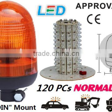 E-MARK LED Flash Warning Light, ECE MARK LED Rotating Warning Beacon (SR-BL-501A-3) Europe DIN Mount LED Beacons, 3 Functions