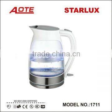 Glass electric kettles with LED