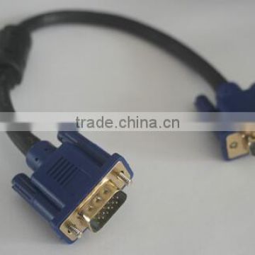 15cm TO MALE VGA SVGA CABLE LEAD - LAPTOP TV LCD MONITOR