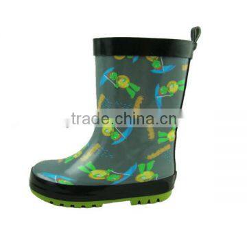 Kid Summer Funky Carton Print Summer Rain Boots