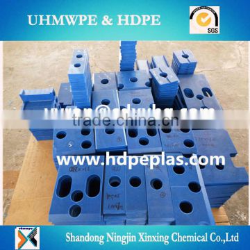 Machining CNC hole for customer size made UHMWPE plastic parts