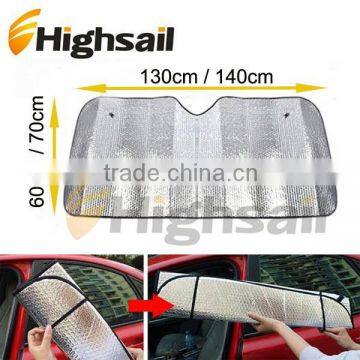 foldable visor car sun shade material