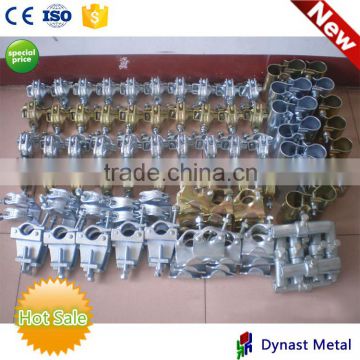 Electro galvanized import from China Q235 drop forged scaffolding tube clamp coupler