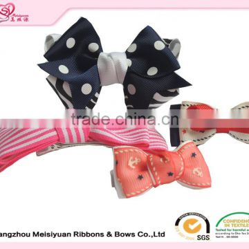 Christmas bowknot baby hair rope/hair accessories hair elastic band with logo/hair bands for girls/children