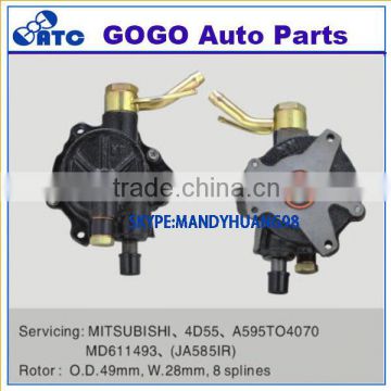 High quality Alternator Vacuum Pump MITSUBISHI 4D55 A595TO4070 MD611493