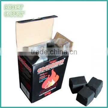 low ash size 2.5*2.5*2.5cm cube hookah charcoal