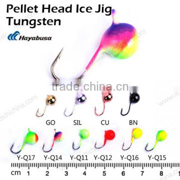 high-class oem tungsten pellet head ice fishing jigs