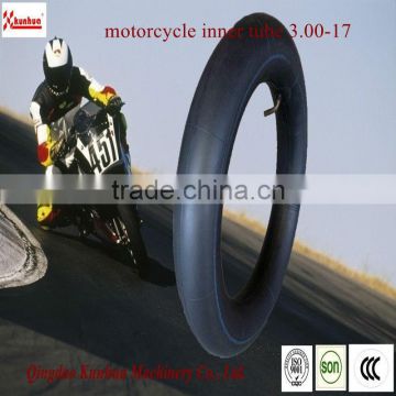 motorcycle inner tube with high quality 3.00-17
