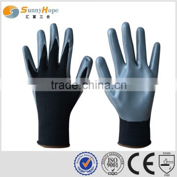 SUNNYHOPE 13gauge nylon nitirle dipped palm gloves