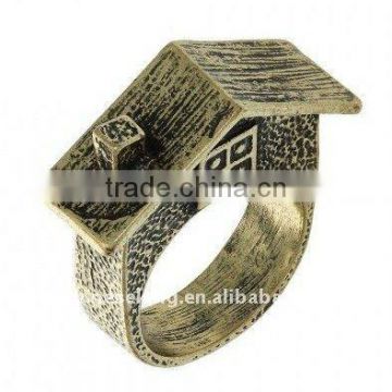 fashion love house rings, valentine rings, best jewelry gifts