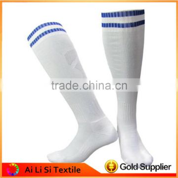 Funny Long Striped Football Socks, Thick Cotton Football Socks