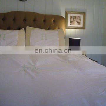 pure white linen bedding sets