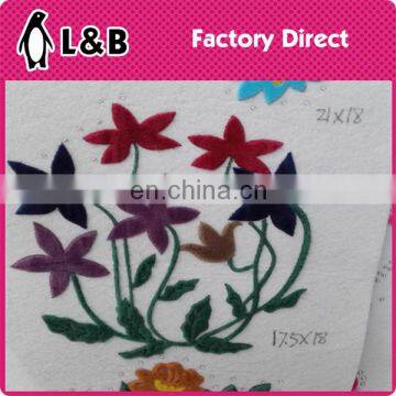 High quality wholesale embroidery flower patch hot fix motif