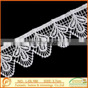 water soluble neck bride lace trim for decoration