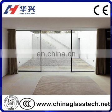 CE Certificate Size Customized Tempered Glass Door Without Frame