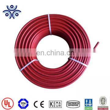 1000VDC with XLPE insulation Copper Red Solar cable #10 with UL listed