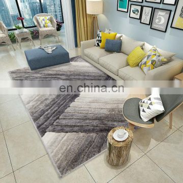 Household modern living room shaggy designs polyester carpet