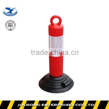 Lower Factory Price Height 500mm Rubber Base Flexible warning post TS006