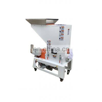 Noiseless low speed plastic leftover crusher plastic scrap crusher for injection molding machine 1HP