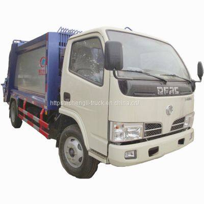 New Dongfeng 4x2 4x4 3ton 4ton 4cbm 5cbm compactor garbage truck price